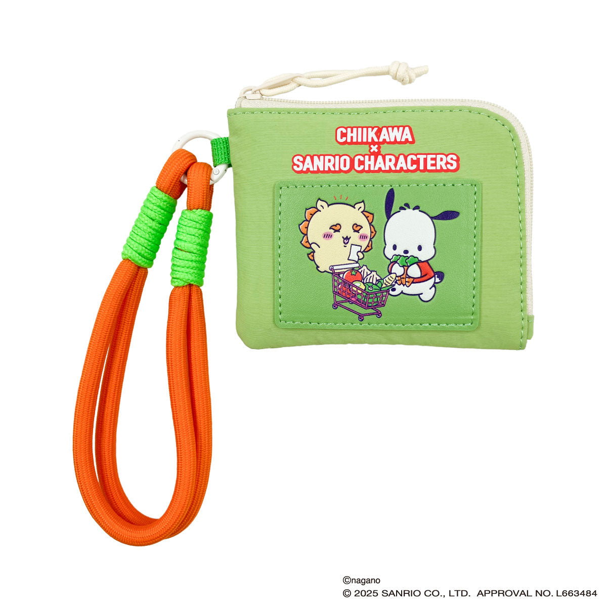 Chiikawa x Sanrio 系列 小可愛 Supermarket Compact Wallet