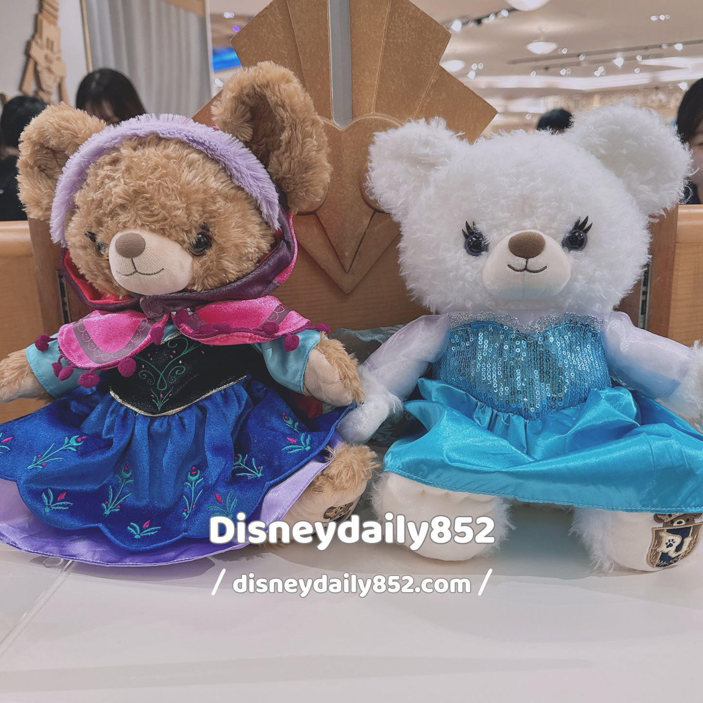 Unibearsity 大學熊公仔 M size 著替 Anna/ Elsa