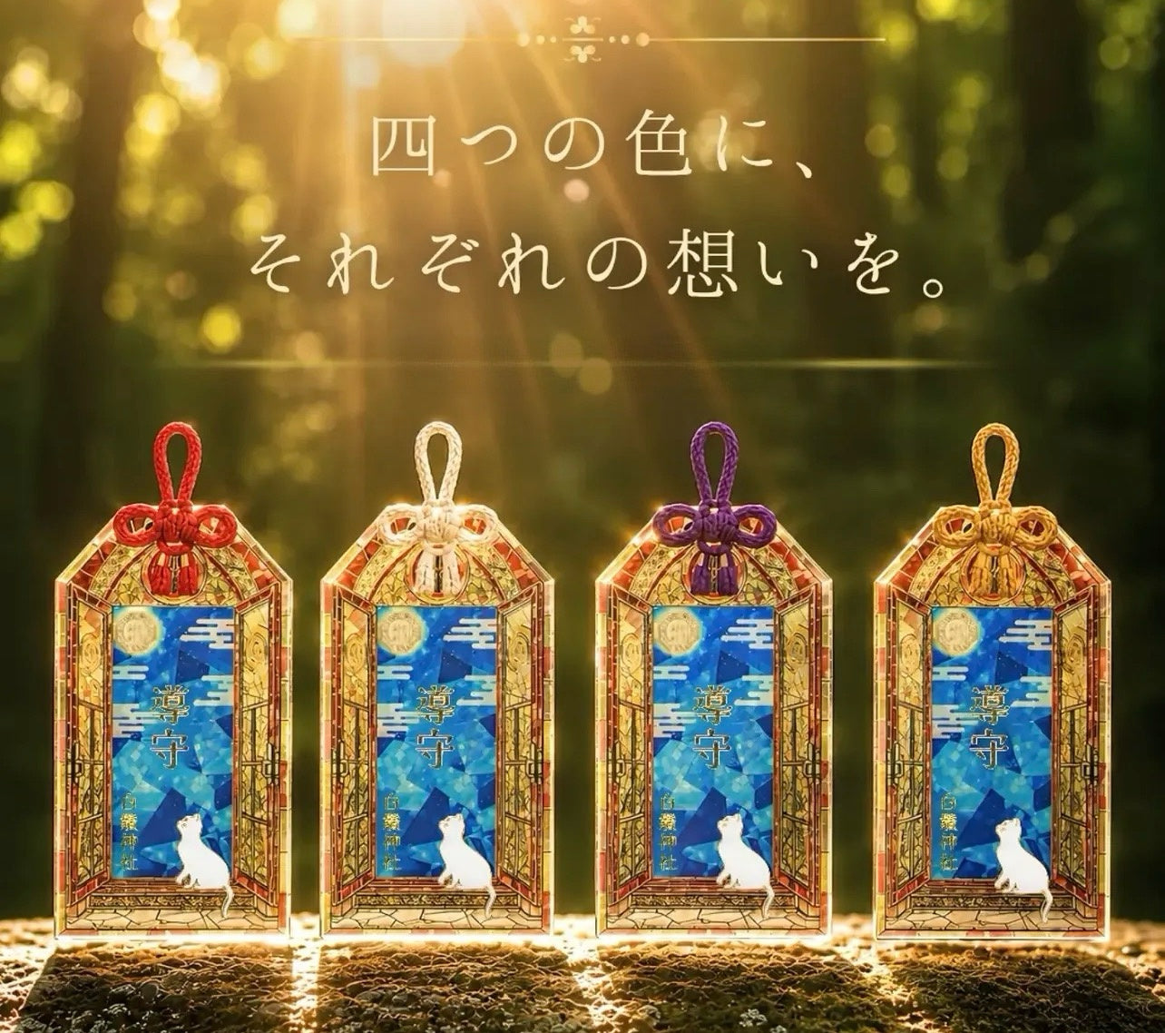 24/6截單 日本神社｜貓貓4色引導守