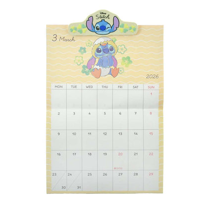 Stitch 掛牆月曆連磁石夾仔 CALENDARS ＆ ORGANIZERS 2026