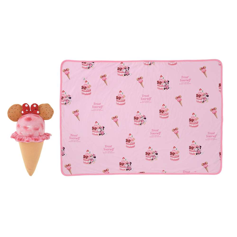 Minnie/ 小甘 涼感毛氈連收納袋｜Disney Cool Goods