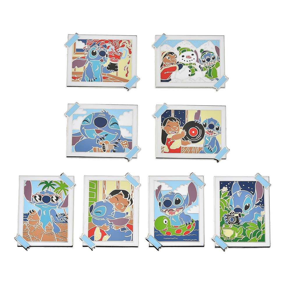 Stitch 盲盒Pin (2個入) Shiny Disney Stitch Day Collection