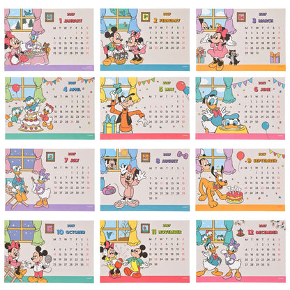 Mickey & Friends 坐枱月曆擺設 CALENDAR ＆ ORGANIZER 2027