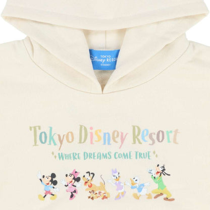 白色 Tokyo Disney Resort 連帽衛衣