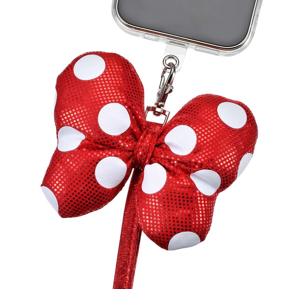 Minnie 多用途掛繩匙扣 Minnie Dot Ribbon