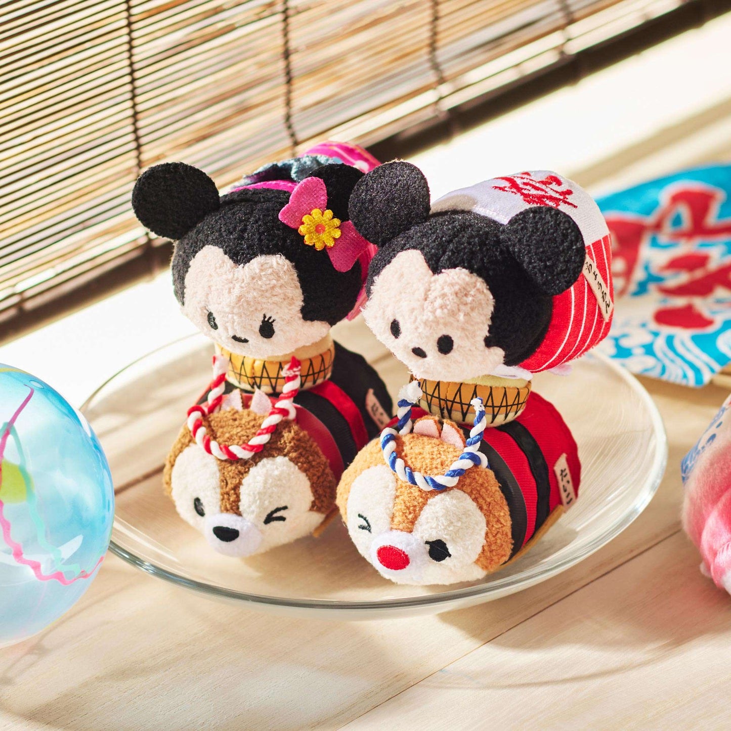 Chip/ Dale/ Mickey/ Minnie Tsum Tsum - Japanese Matsuri