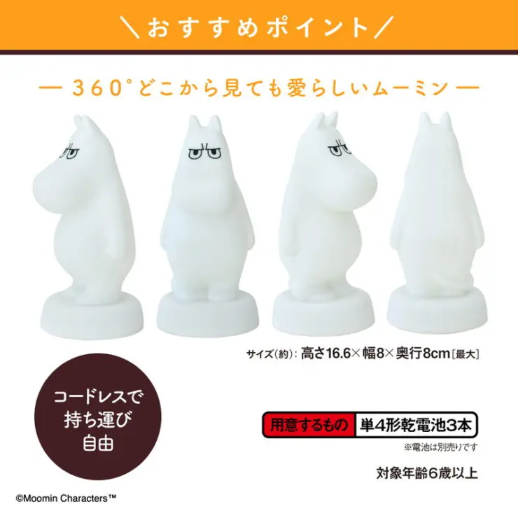 Moomin 小夜燈 Angry ver.