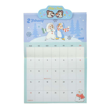 Chip & Dale 掛牆月曆連磁石夾仔 CALENDARS ＆ ORGANIZERS 2026