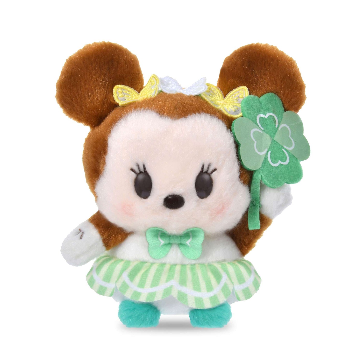 豆豆眼公仔4周年限定 - 四葉草Mickey/ Minnie