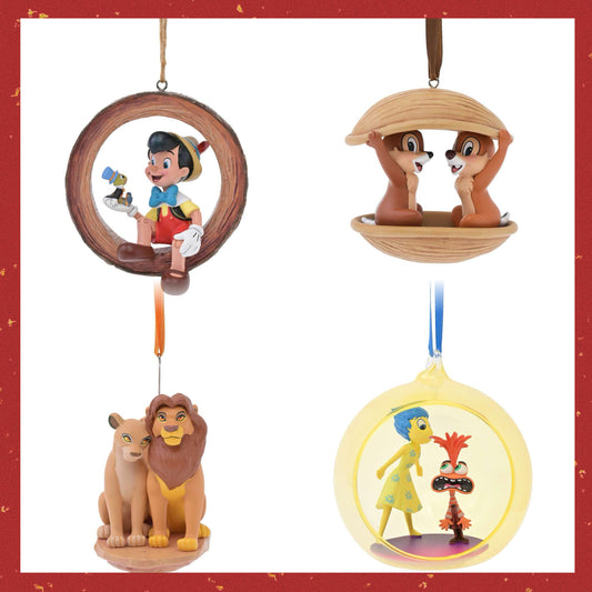 小木偶/ 果實 Chip Dale/ Lion King/ Inside Out | 2026 DISNEY CHRISTMAS ORNAMENT