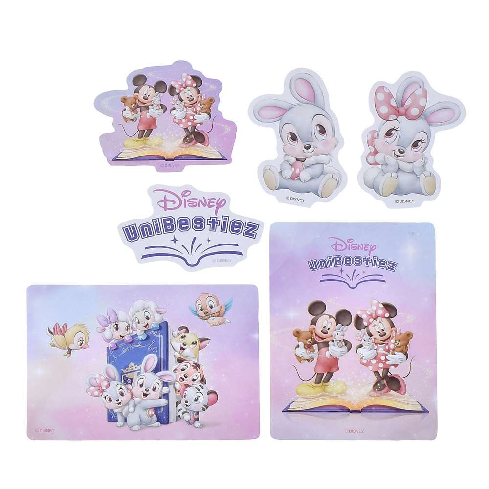 Sticker Set 連收納盒 - Disney UniBestiez