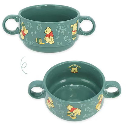 雙耳碗 (綠色) - Pooh’s Hunny Hearted