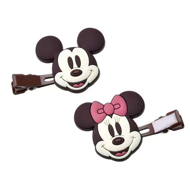 Mickey & Minnie/ Stitch & Angel/  Chip & Dale/ Mickey朱古力 髮夾set ｜ Full of love