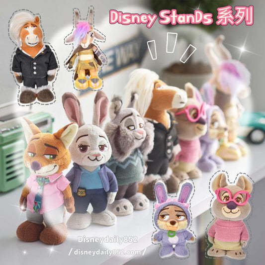 Judy/ Nick/ Finnick/ 毛臣臣醫生/馬市長/ 羚羊女星/ 保伯特 Disney stanDs 系列 Zootopia 公仔