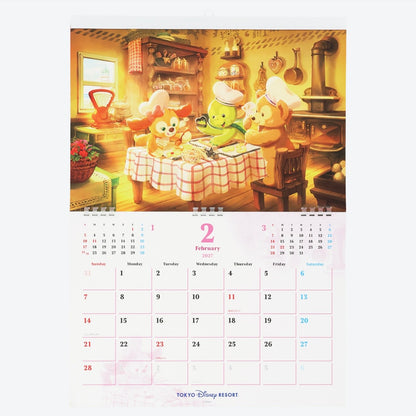 Disney Resort 集合掛牆月曆 Calendar 2027