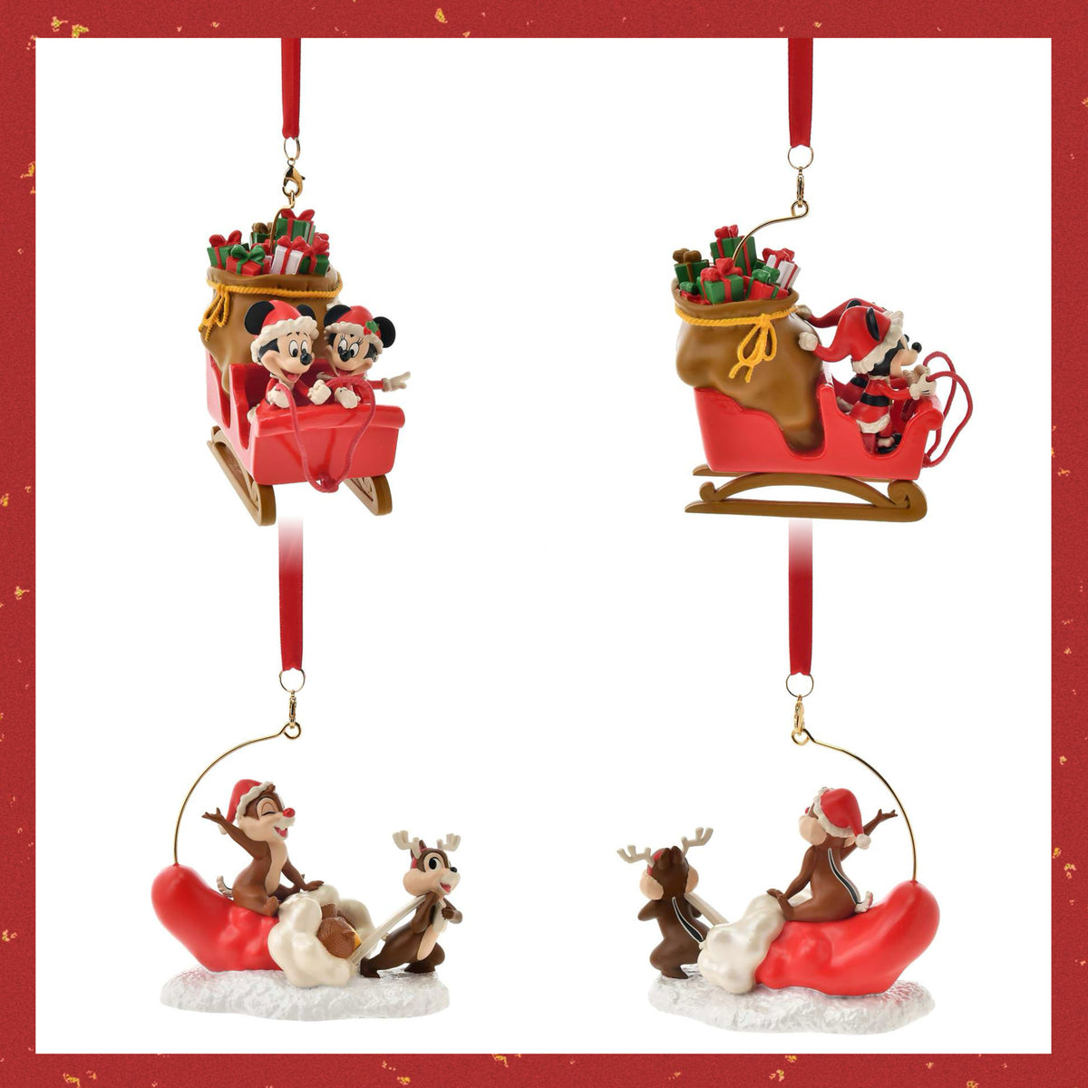 Mickey & Minnie/ Chip & Dale | 2026 DISNEY CHRISTMAS ORNAMENT