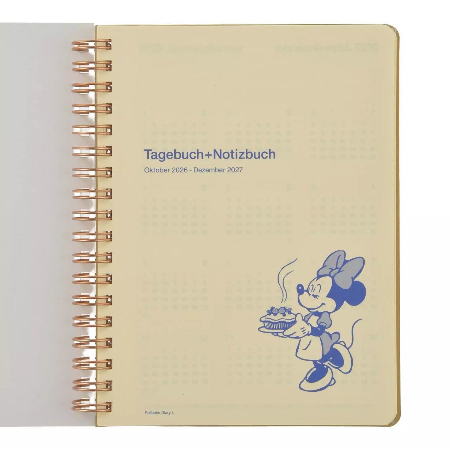 Minnie Rollbahn Diary 月間 Schedule|CALENDAR ＆ ORGANIZER 2027