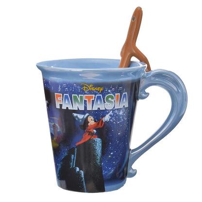 Mickey 陶瓷杯連匙羹 Walt Disney Fantasia2000 25th