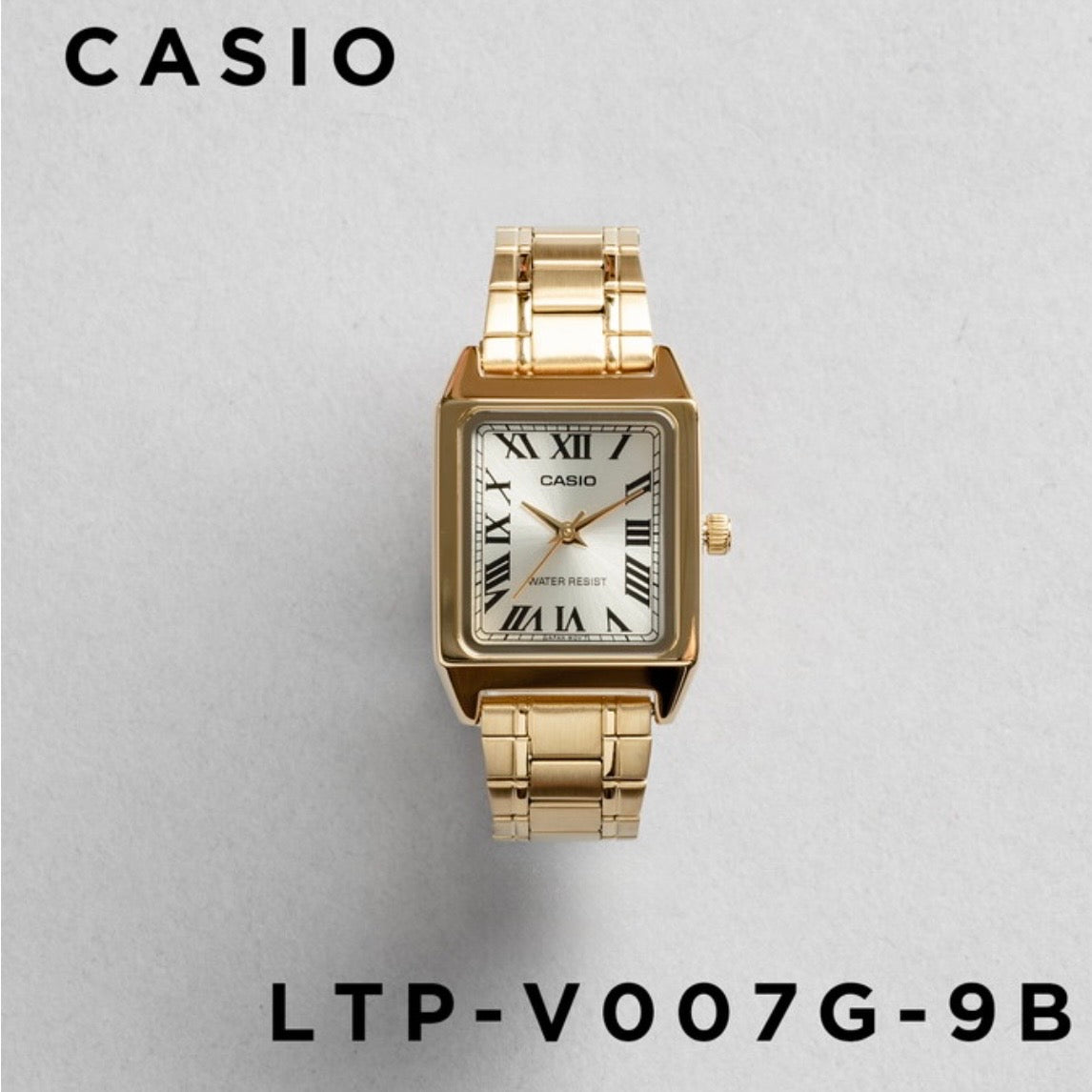 CASIO | LTP-V007  女裝鋼錶 10色