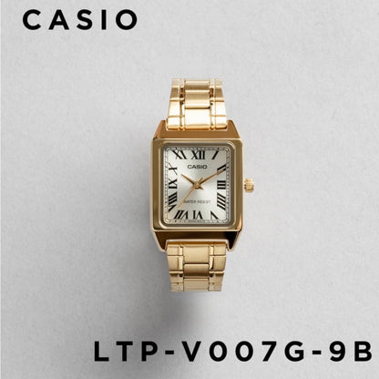 CASIO | LTP-V007  女裝鋼錶 10色