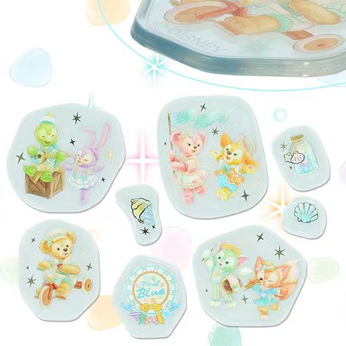 Postcard & Sticker Set - DISNEYSEA 25TH Find Your Beautiful Blue