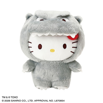 Kitty/ 玉桂狗公仔 GODZILLA X SANRIO