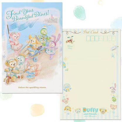 Postcard & Sticker Set - DISNEYSEA 25TH Find Your Beautiful Blue