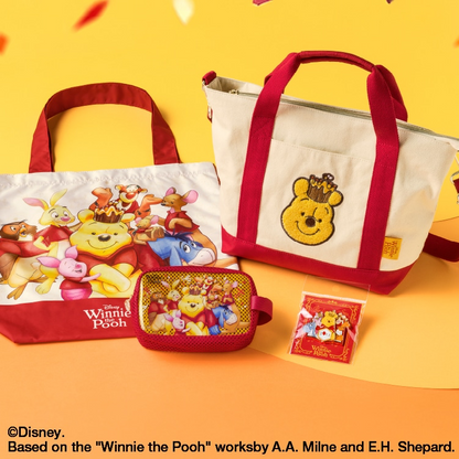 Tokyo Banana x Pooh 100周年限定| Eco bag/ 2Way 斜孭袋/ Pouch/ Pin/ 水杯/ Set裝