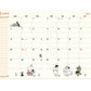 Moomin x呀美(賞花) A6 Schedule Book 2024