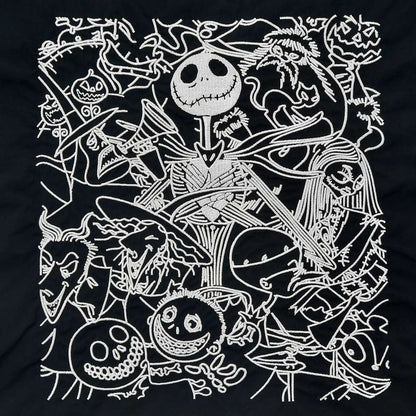 刺繡摺疊環保袋 - TIM BURTON'S THE NIGHTMARE BEFORE CHRISTMAS