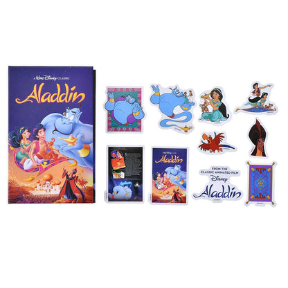 VHS盒裝貼紙 Aladdin/ 美女與野獸