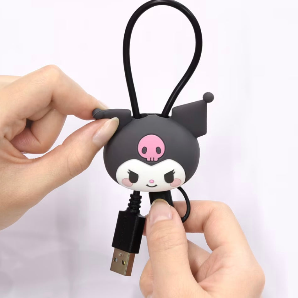 Kuromi/ Melody/ Kitty/ 玉桂狗  - Sanrio 系列 便携萬用充電線 (Lighting/ Type-C)
