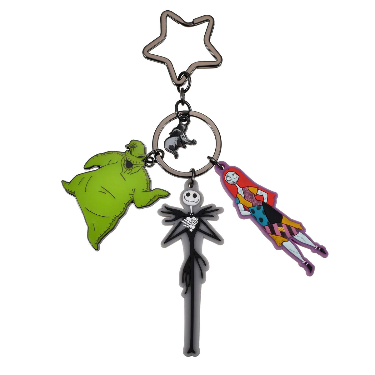 Jack & Sally & 布袋 3連 Keychain｜TIM BURTON'S THE NIGHTMARE BEFORE CHRISTMAS