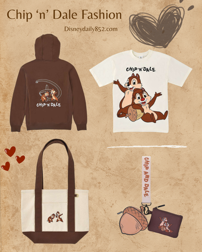連帽衞衣/ Tee/ Tote Bag/ Pouch 匙扣 | Chip ‘n’ Dale Fashion