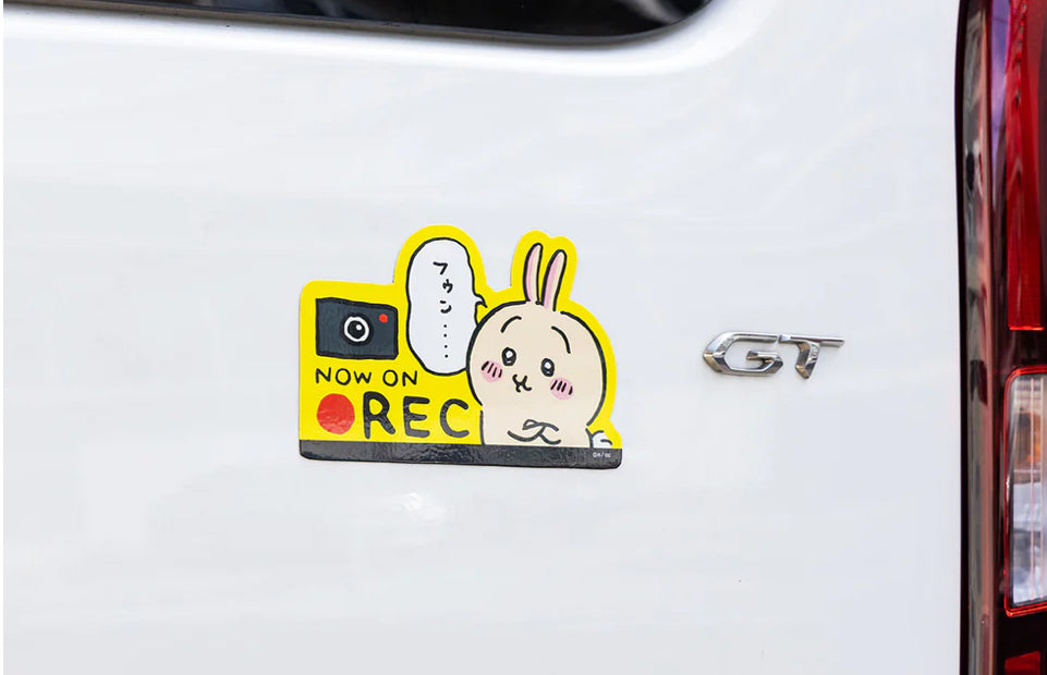 Chiikawa 小兔兔 - REC 錄影中 磁石貼 ちいかわ