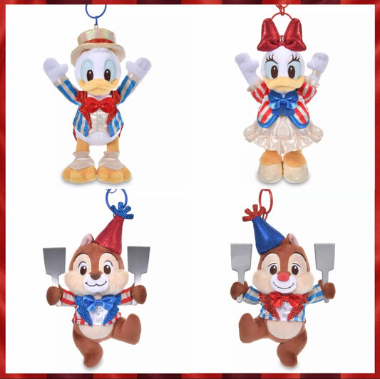 Disney Store 心斎橋開業限定｜Donald/ Daisy/ Chip/ Dale 公仔掛飾