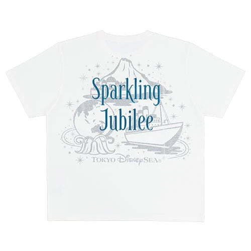 白色短袖Tee - TOYKO DISNEYSEA 25TH SPARKLING JUBILEE