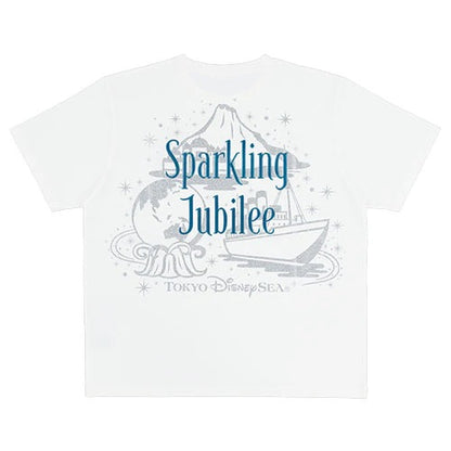 白色短袖Tee - TOYKO DISNEYSEA 25TH SPARKLING JUBILEE