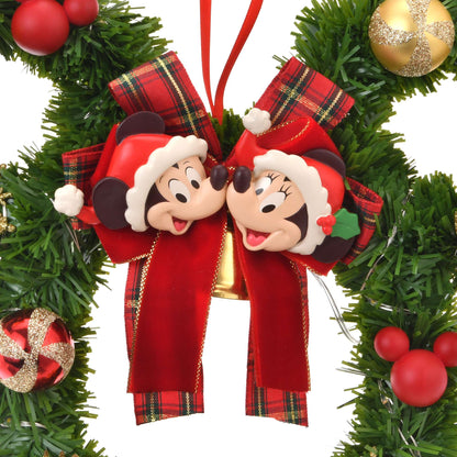 Mickey & Minnie LED 聖誕花環(28cm)| Disney Store Christmas 2025