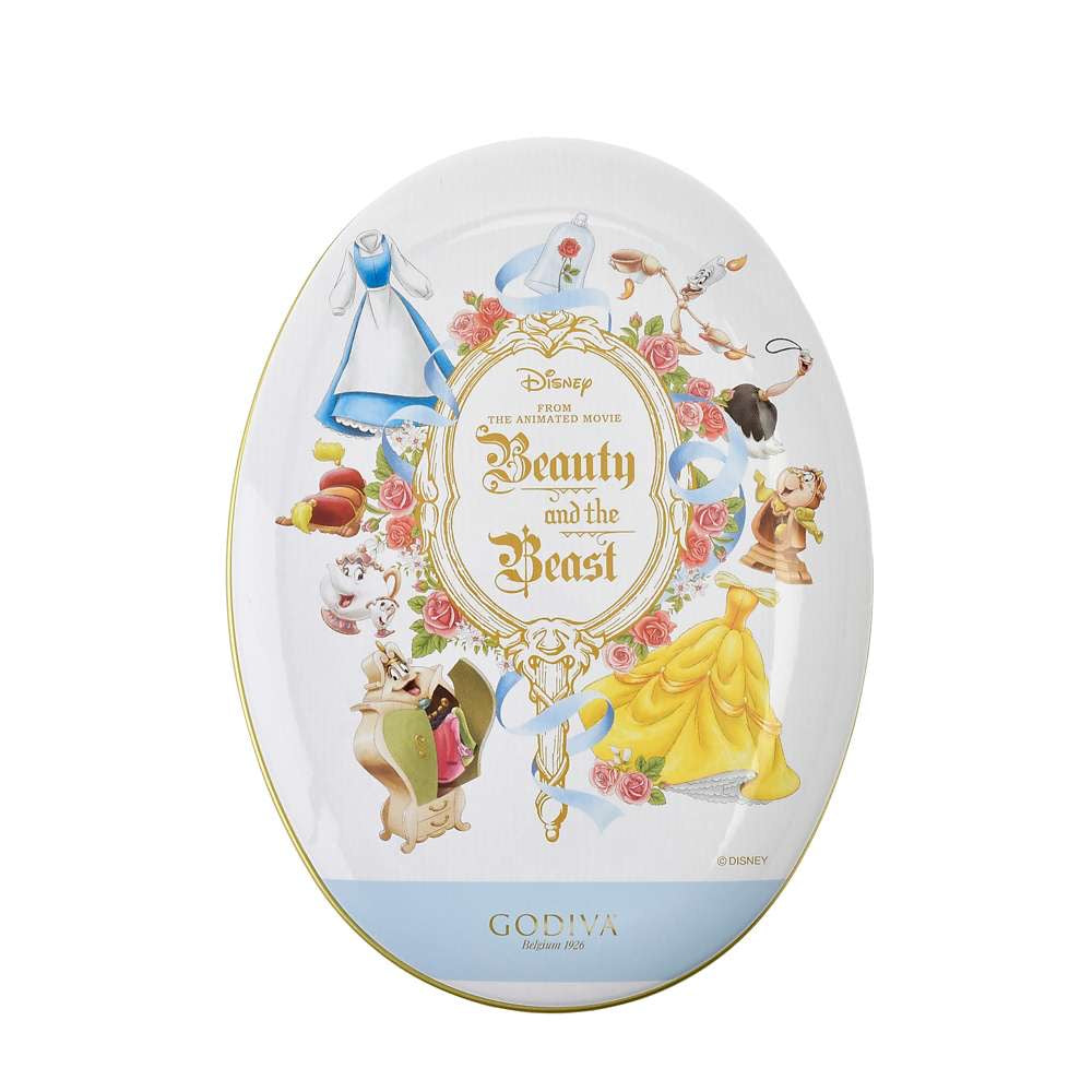 Godiva 鐵罐朱古力 Disney Valentine 2025 CHOCOLATE (Beauty and the Beast)