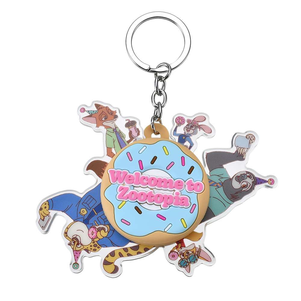 可轉動Keychain  | 10TH Anniversary Collection from the Disney movie Zootopia