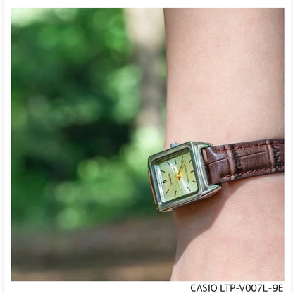 CASIO | LTP-V007L 方型復古皮帶手錶 7色