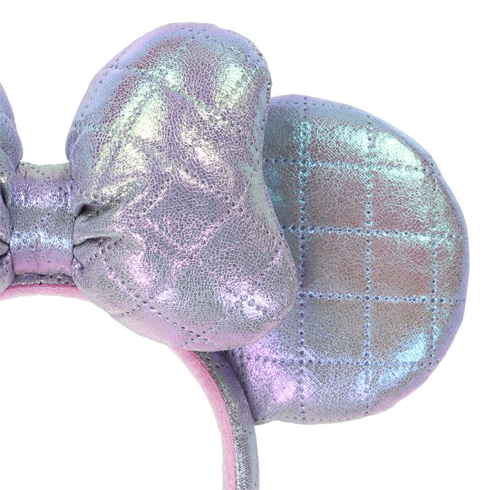 Minnie 銀白/ 紫粉頭箍