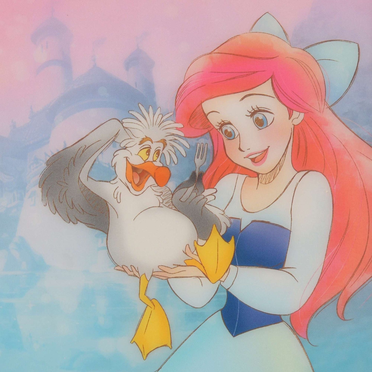 Belle/ Rapunzel 全身/ Snow White/ Jasmine/ Aurora/ Ariel/ Cinderella/ Ariel+企鵝 色紙