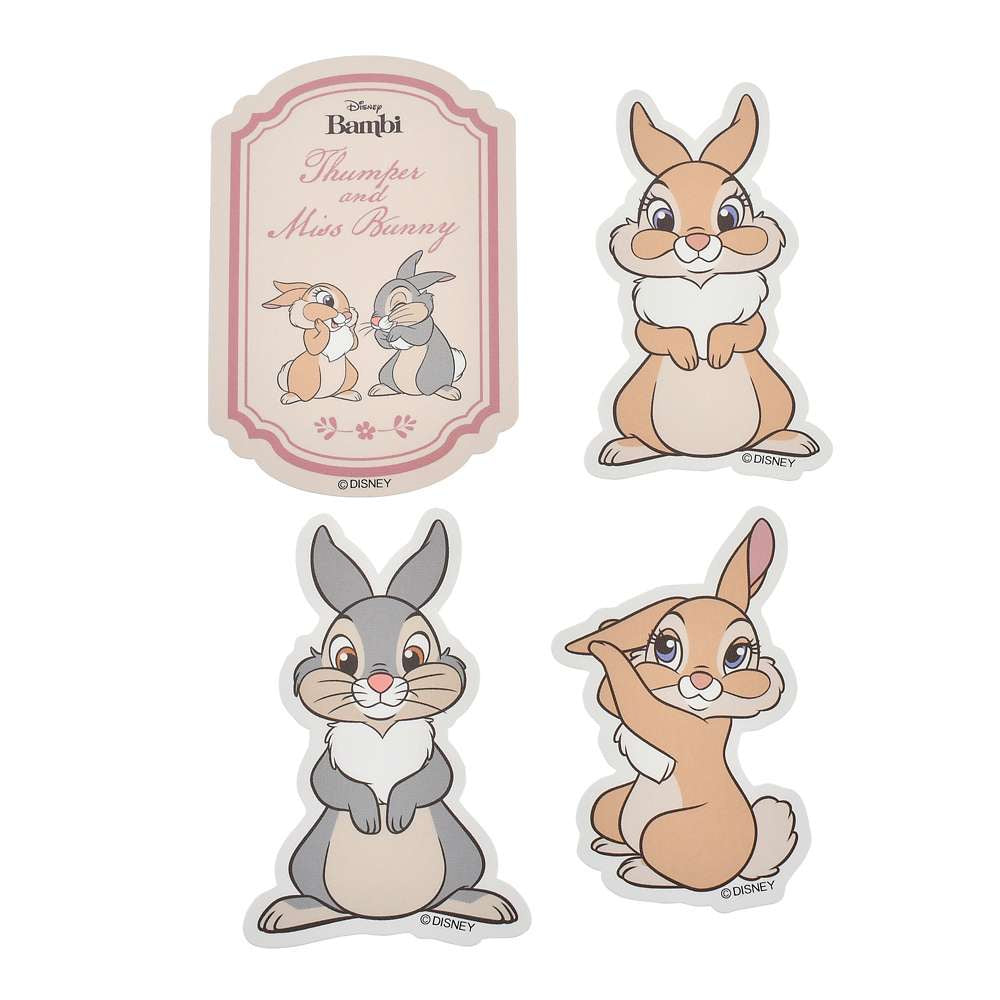 貓貓/Bunny & Thumper/ Mickey & Friends 大貼紙Set Sticker Collection