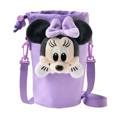 Marie/ Donald/ Minnie 公仔頭水樽斜揹袋