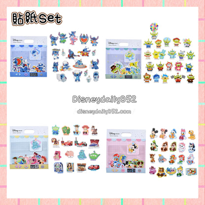 貼紙Set  Disney角色/ Toy Story/ 三眼仔/ Stitch
