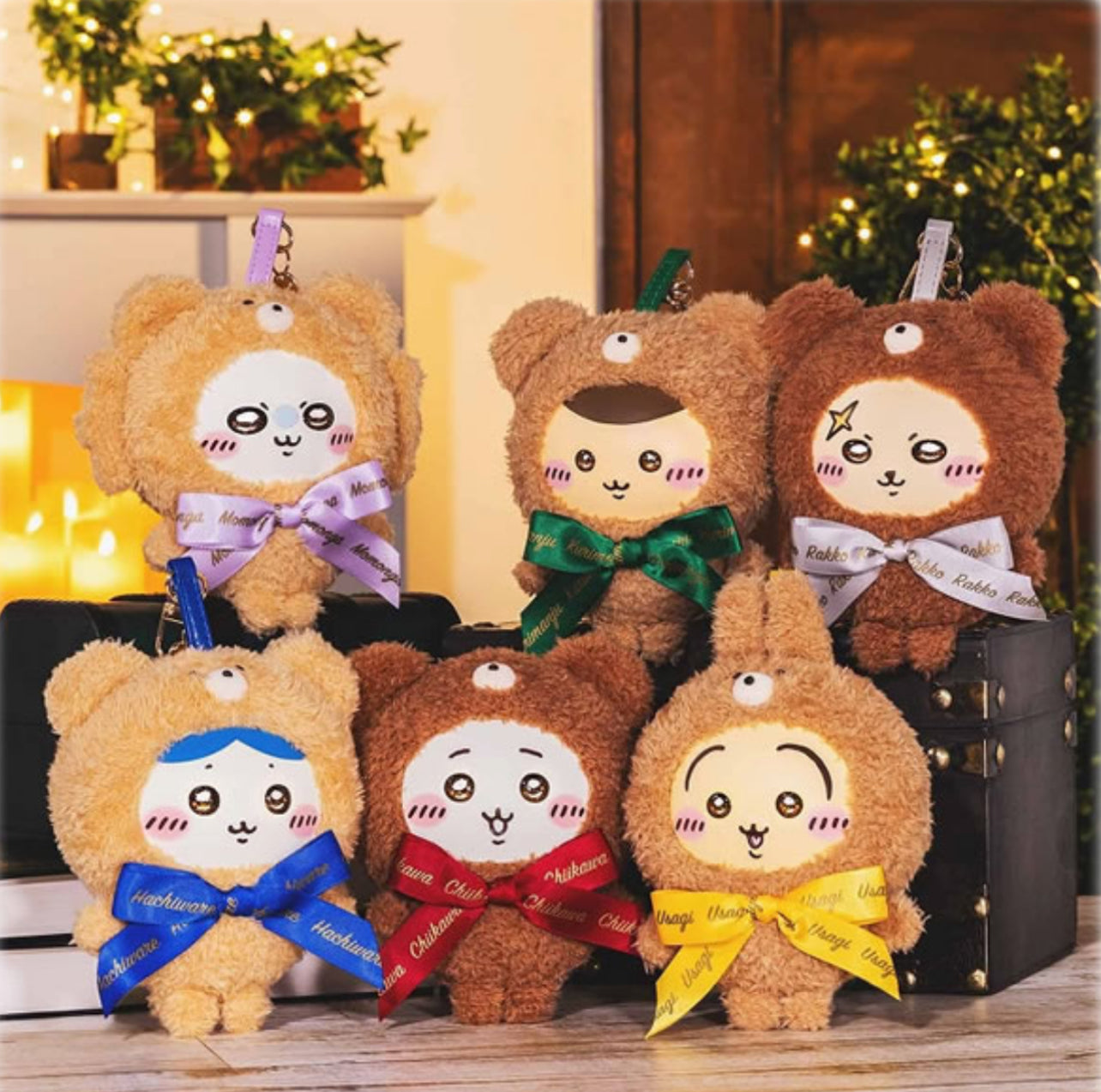 ちいかわ｜ Kiramekko Teddy Bear掛飾 *門市限定指定款預購