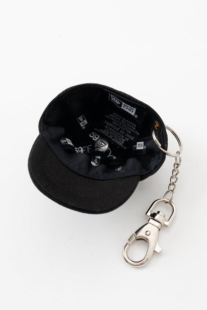 24/10 Chiikawa 迷你鑰匙圈 NEW ERA® CAP KEY HOLDER ちいかわ BLACK