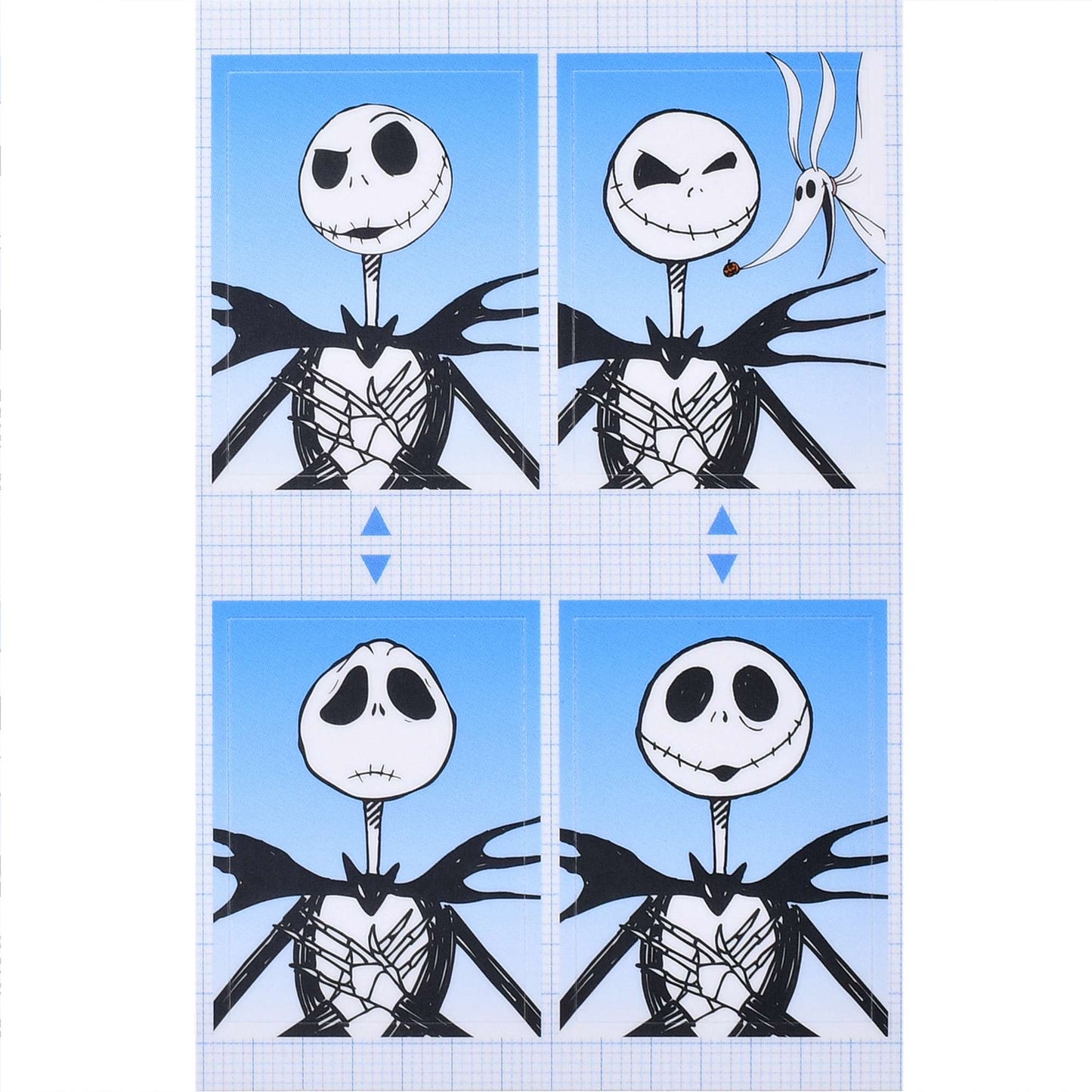 Jack 證件相貼紙  - TIM BURTON'S THE NIGHTMARE BEFORE CHRISTMAS
